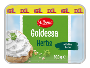 milbona cheese with herbs (goldessa ) 300g